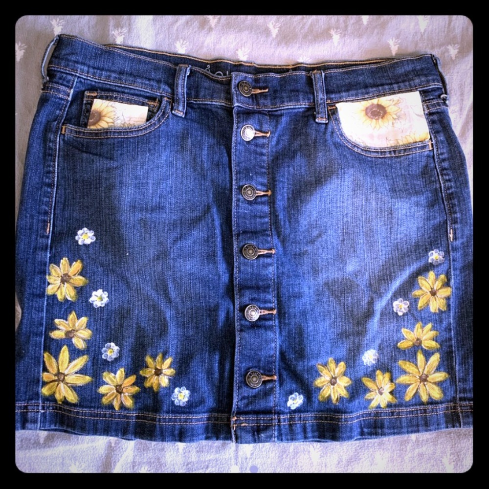 Denim skirt